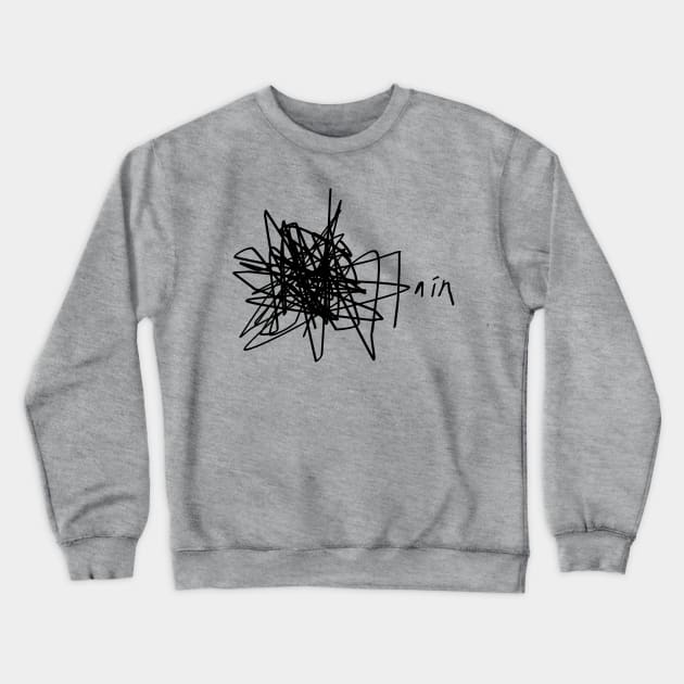 pain Crewneck Sweatshirt by pafnutiy